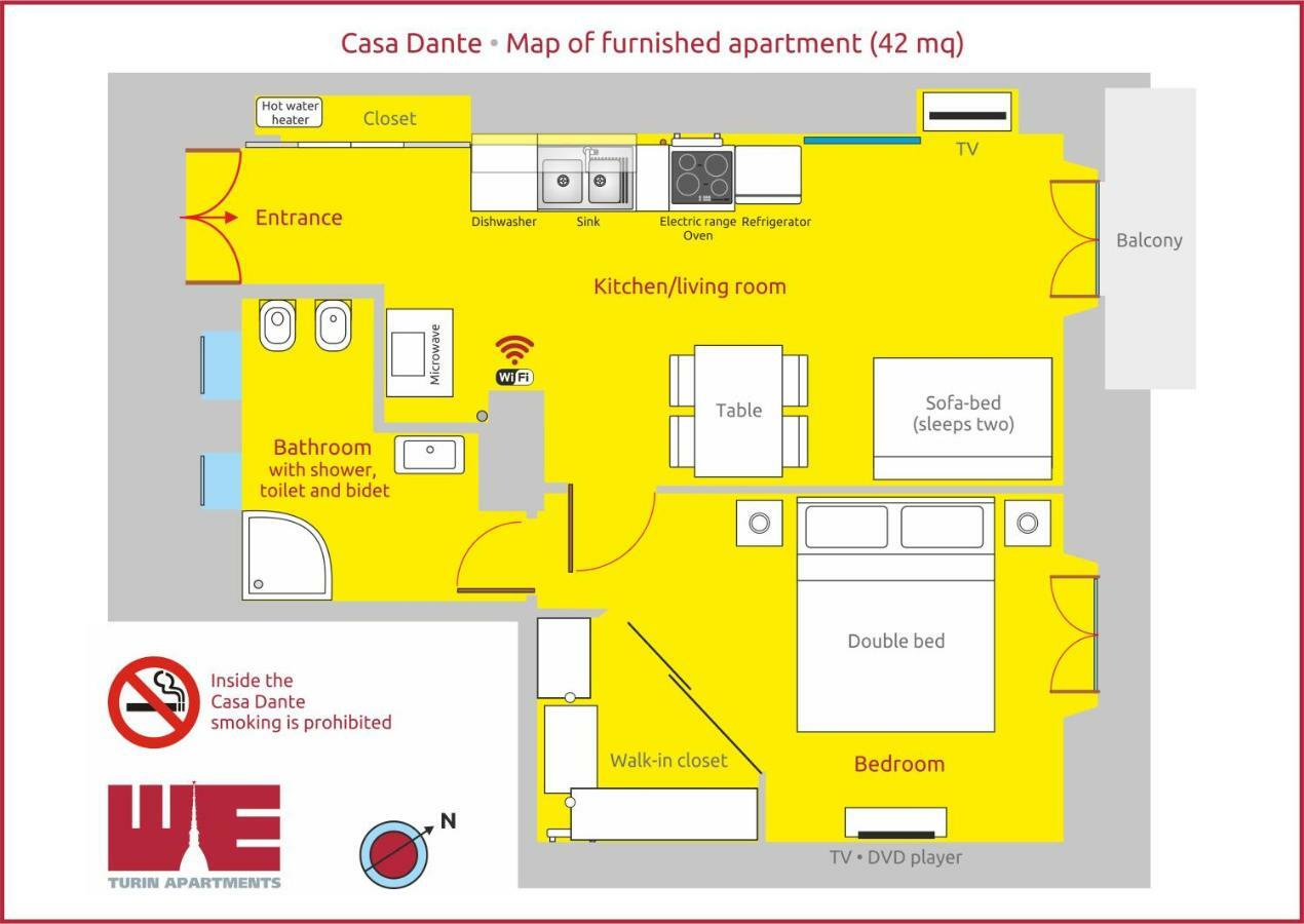 شقة Casa Dante تورينو المظهر الخارجي الصورة